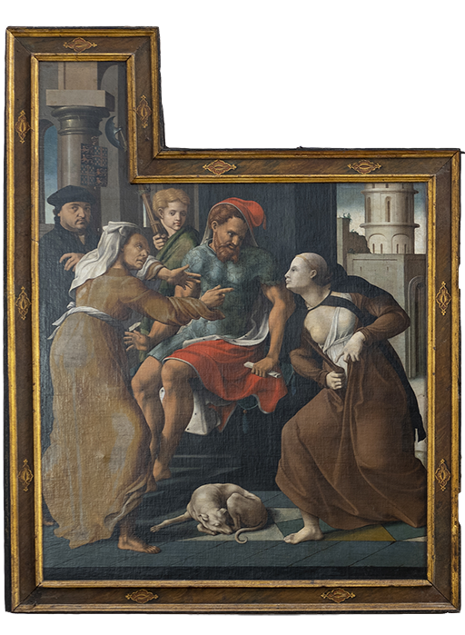 Intérieur volet gauche - Comparution