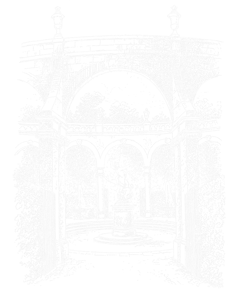 Gravure du bosquet de la Colonnade dans les jardins de Versailles, par A. Touchemolin, Yvelines
