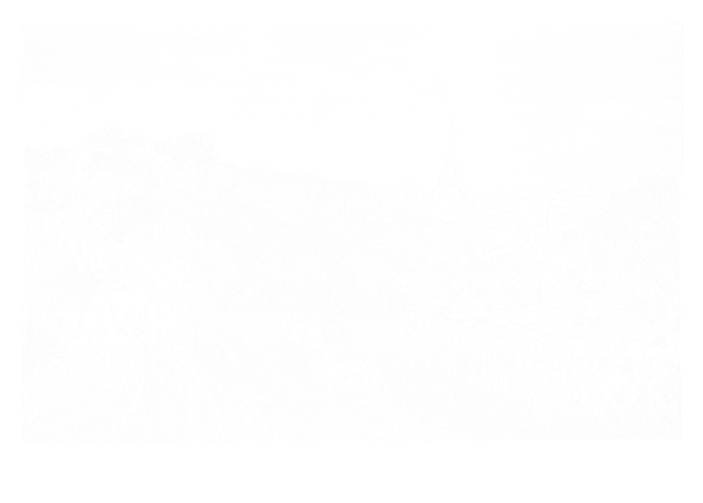 Gravure panoramique de la vallée de Sèvres vue depuis les hauteurs boisées, par P. Merwart, Hauts-de-Seine, région Île-de-France