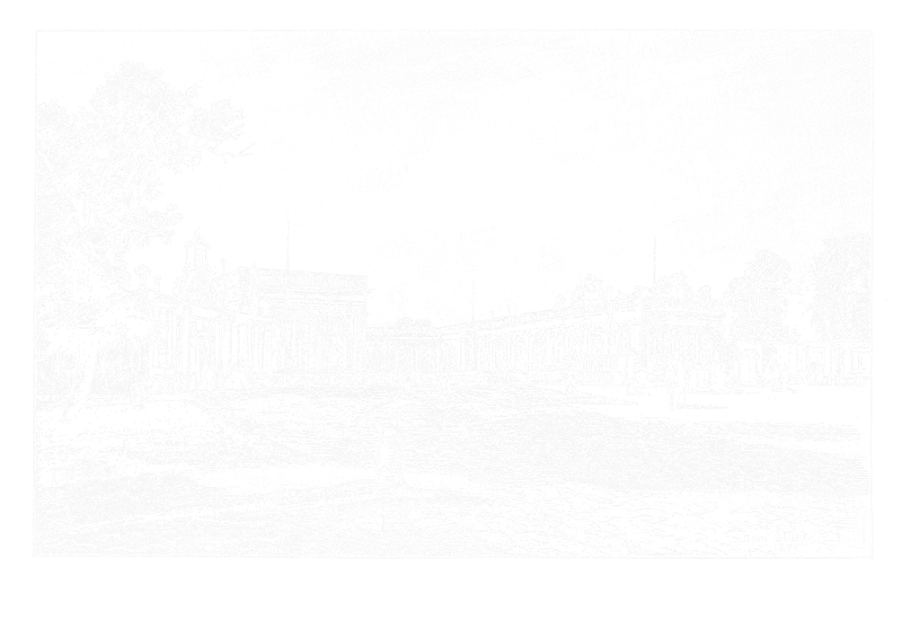 Gravure de la façade du palais du Grand Trianon à Versailles, par H. Saintin, Yvelines, région Île-de-France