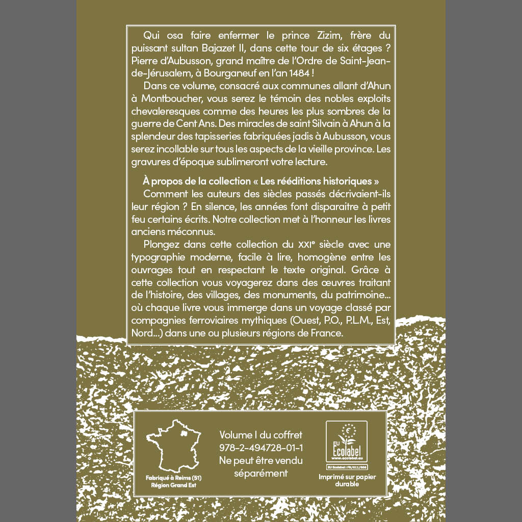 Coffret Héritage: Nouveau dictionnaire historique, géographique & statistique illustré de la Creuse – Image 5