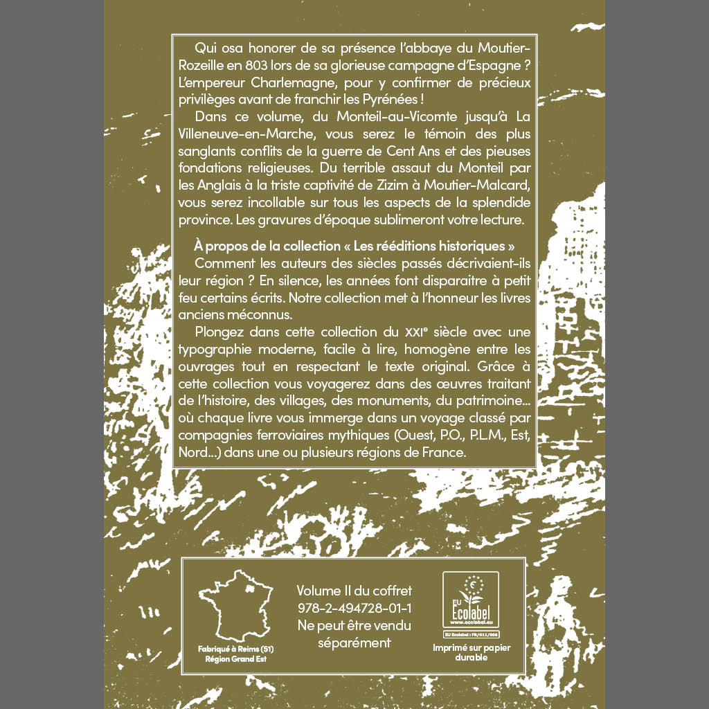 Coffret Héritage: Nouveau dictionnaire historique, géographique & statistique illustré de la Creuse – Image 4